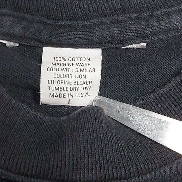 Vtg Ft Lauderdale Black Colorful Fish Single Stitch Graphic T-Shirt Size Large - Picture 5 of 8